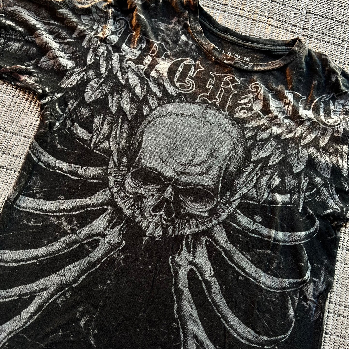 skull y2k t-shirt