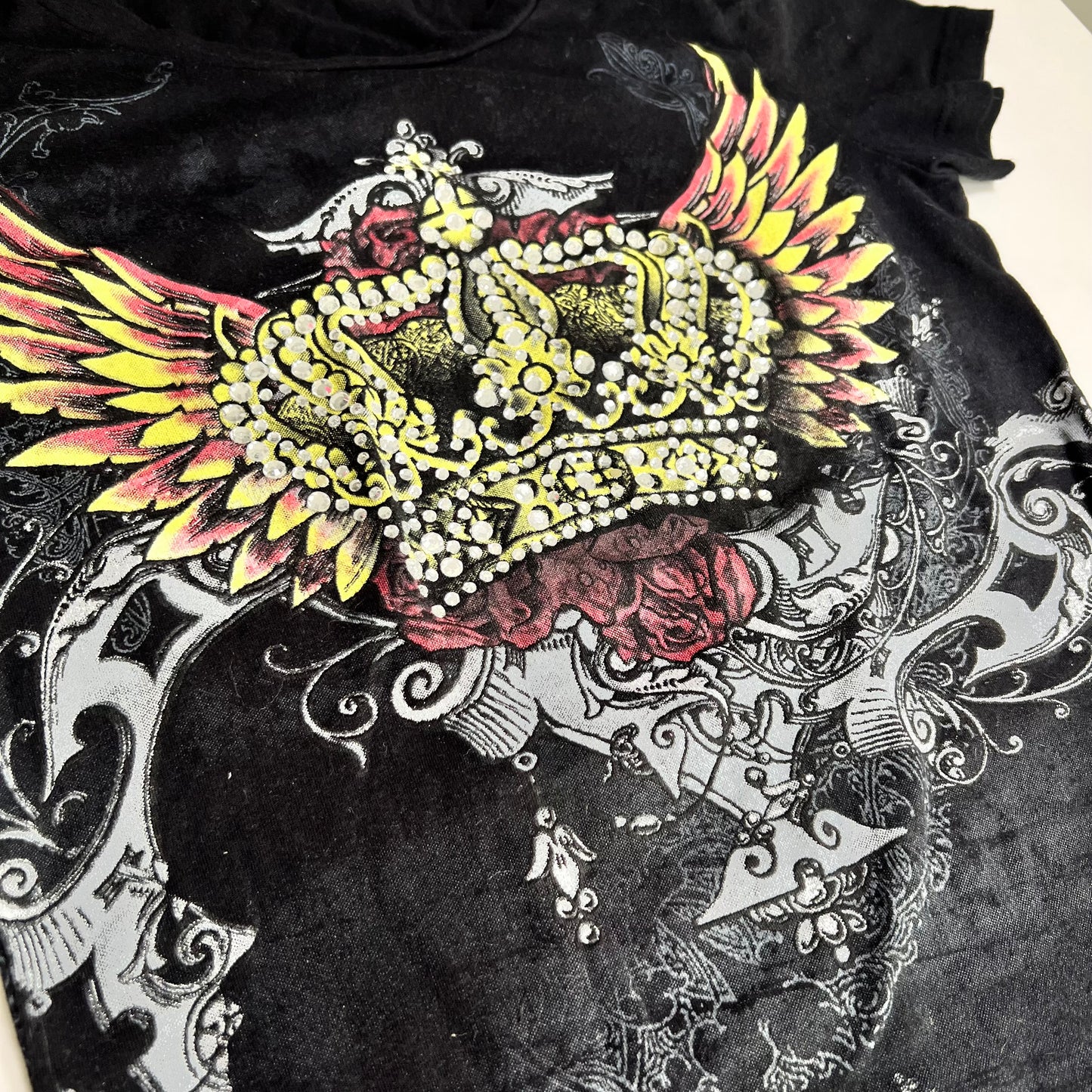 crown wings t-shirt