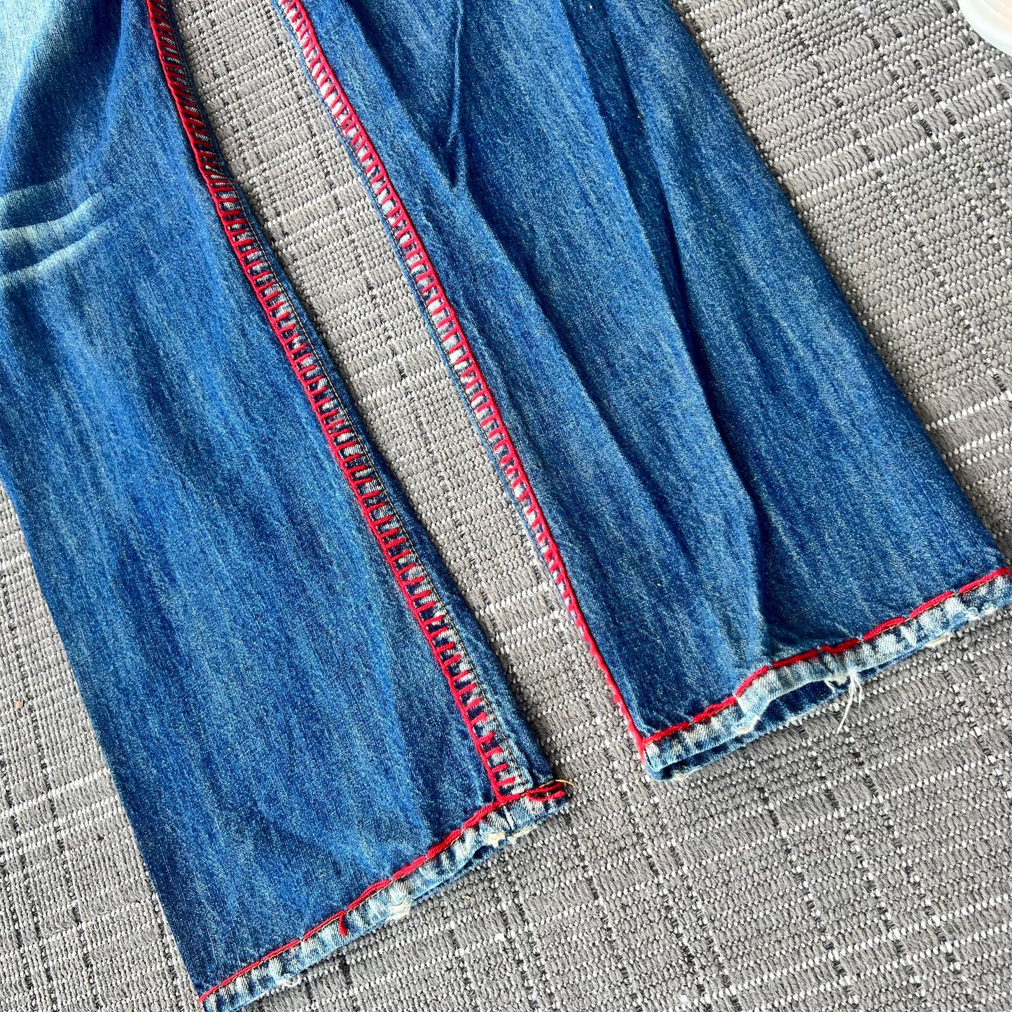 godsend red stitch jeans
