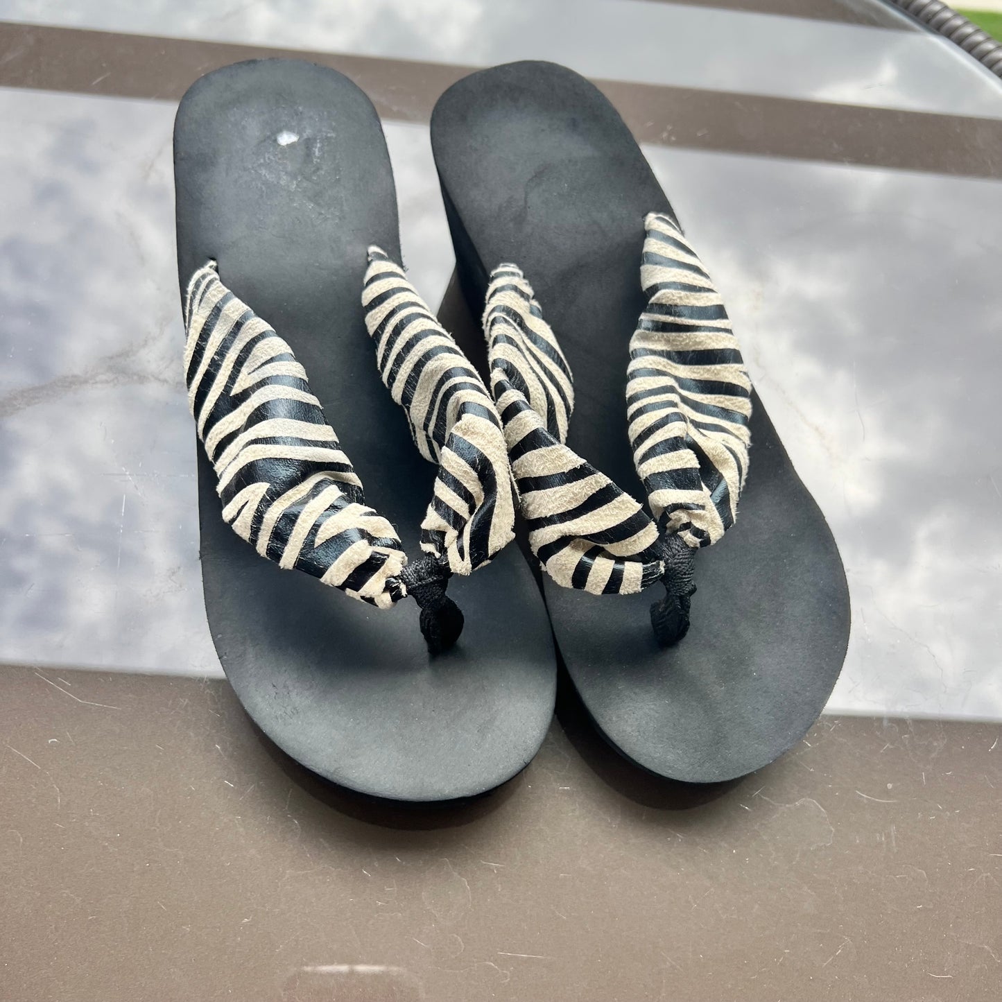 zebra wedges