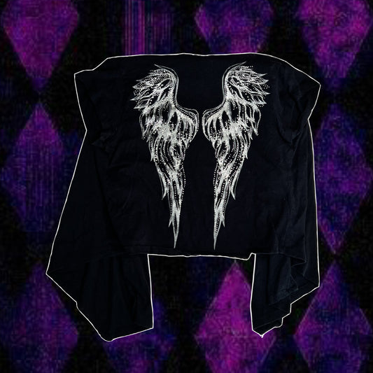 edgy wings cardigan