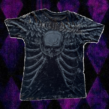 skull y2k t-shirt