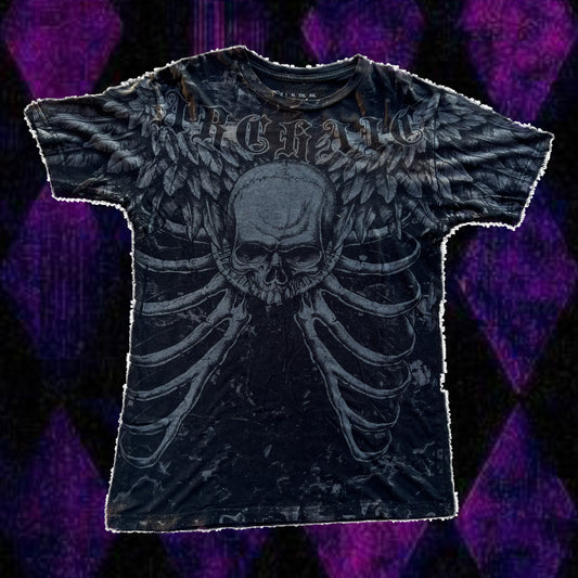 skull y2k t-shirt