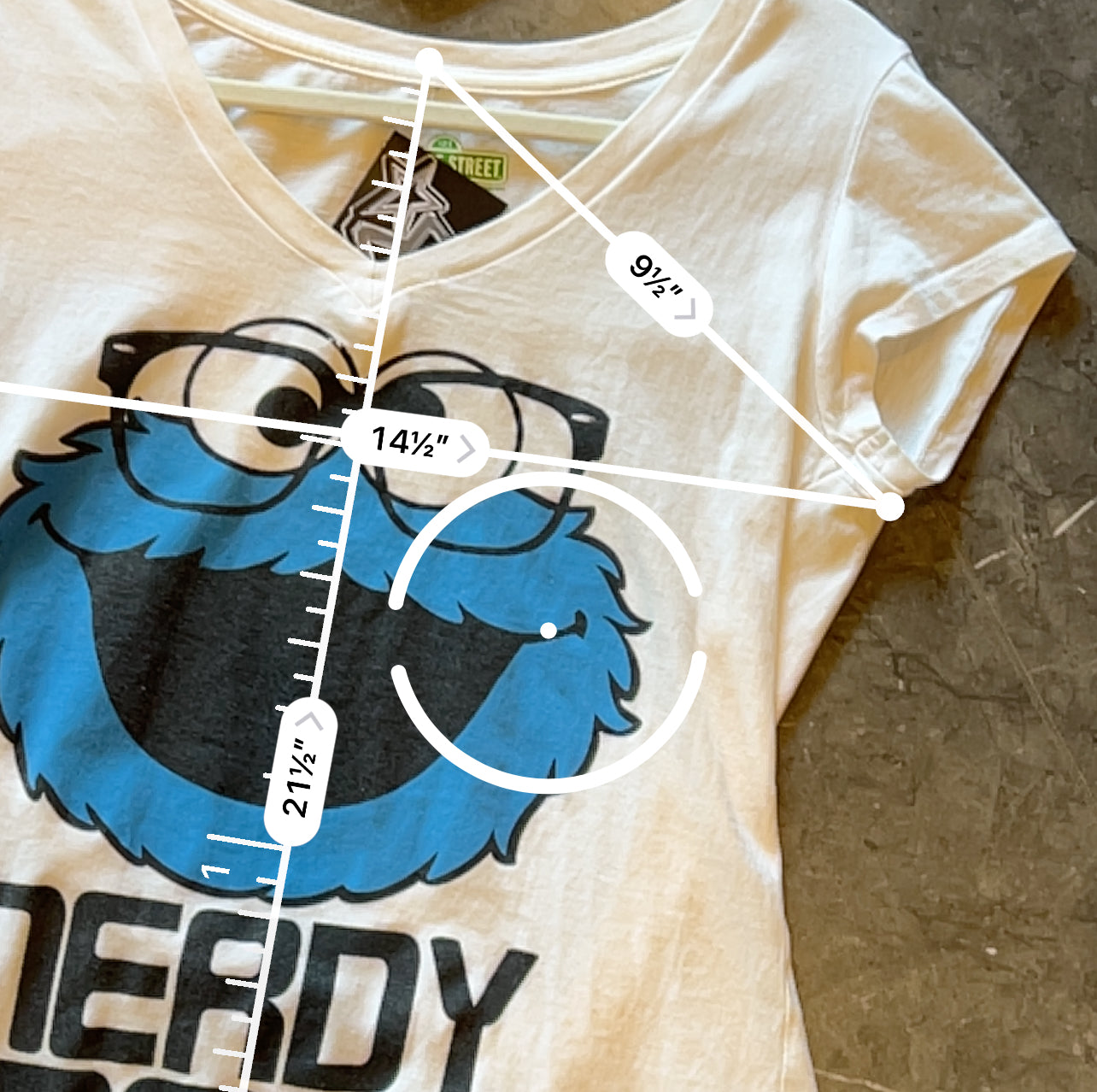 nerdy cookie street tee