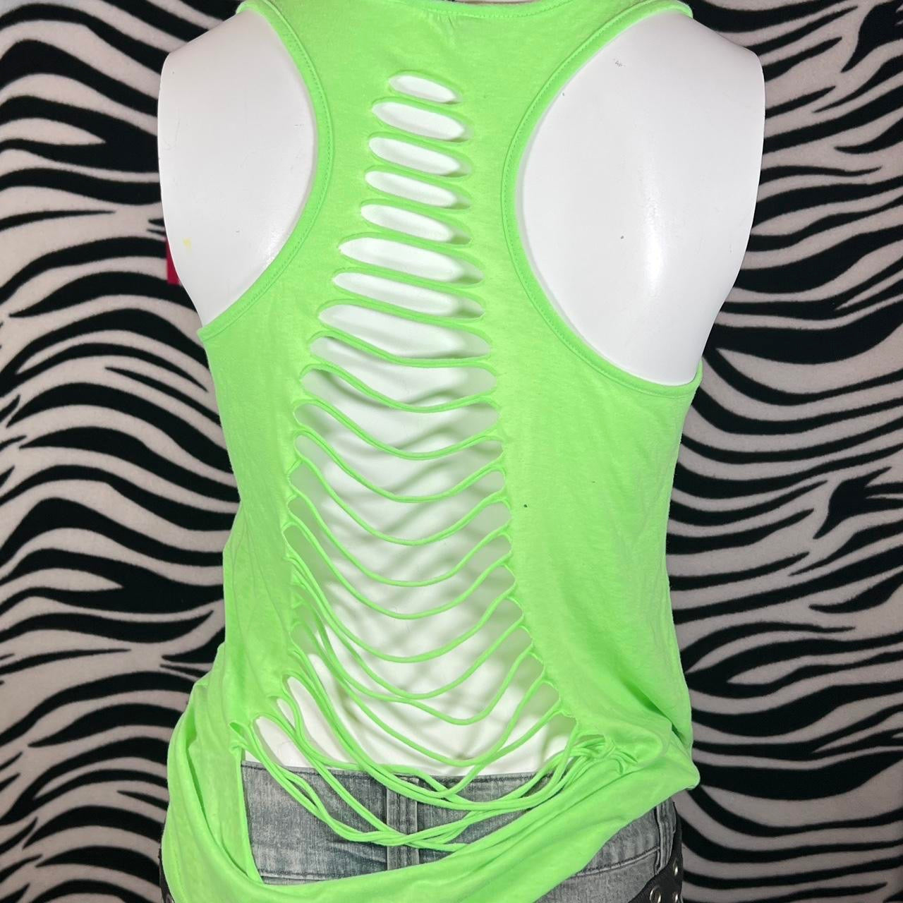 neon scene leopard cutout