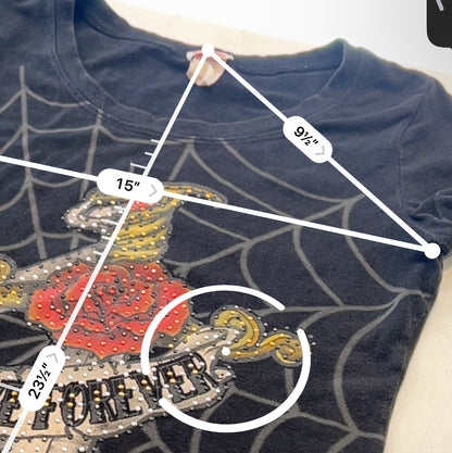 spider web dagger tee